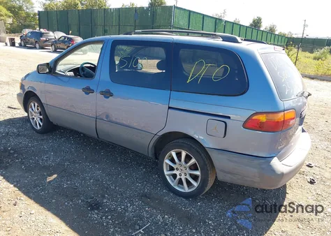 2000 Toyota Sienna Le z USA, uszkodzony, nr VIN 4T3ZF13C0YU304227